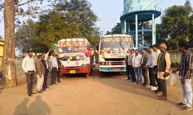 भरतपुर में नई ग्रामीण बस सेवा शुरू