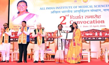 राष्ट्रपति द्रौपदी मुर्मु ने एम्स नागपुर दीक्षांत समारोह में की शिरकत, कहा- तकनीक करुणा की जगह नहीं ले सकती
