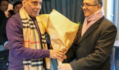 जर्मनी की तीन दिवसीय राजकीय यात्रा पर म्‍युनिख पहुंचे रक्षा मंत्री राजनाथ सिंह
