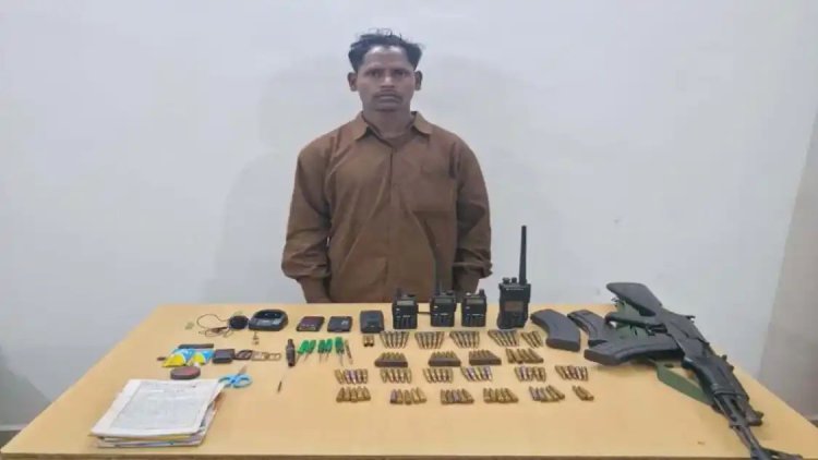 कांकेर में नक्सल सरेंडर : 8 लाख के ईनामी पीपीसीएम दारसू शोरी ने एके-47 के साथ किया समर्पण